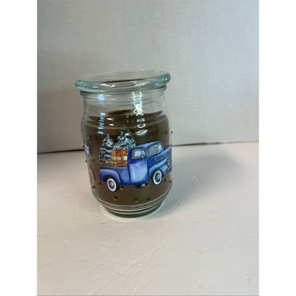 Handmade Christmas on the Farm cinnamon clove scented candle